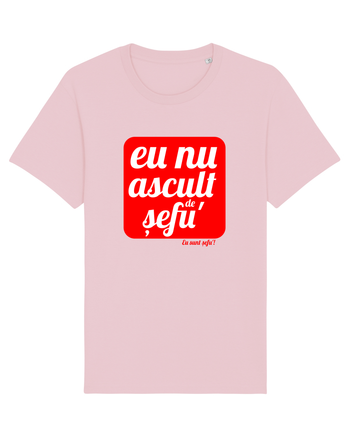 Tricou mânecă scurtă Unisex Rocker Cotton Pink