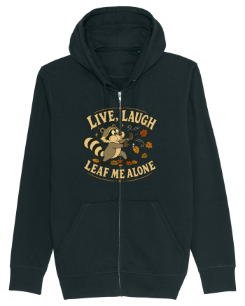 Live, Laugh, Leaf Me Alone Black