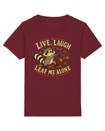 Live, Laugh, Leaf Me Alone Tricou mânecă scurtă  Copii Mini Creator
