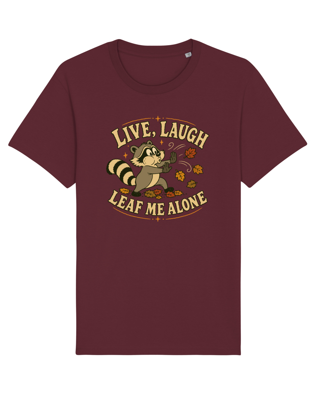 Tricou mânecă scurtă Unisex Rocker Burgundy