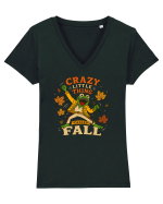Crazy Little Thing Called Fall Tricou mânecă scurtă guler V Damă Evoker