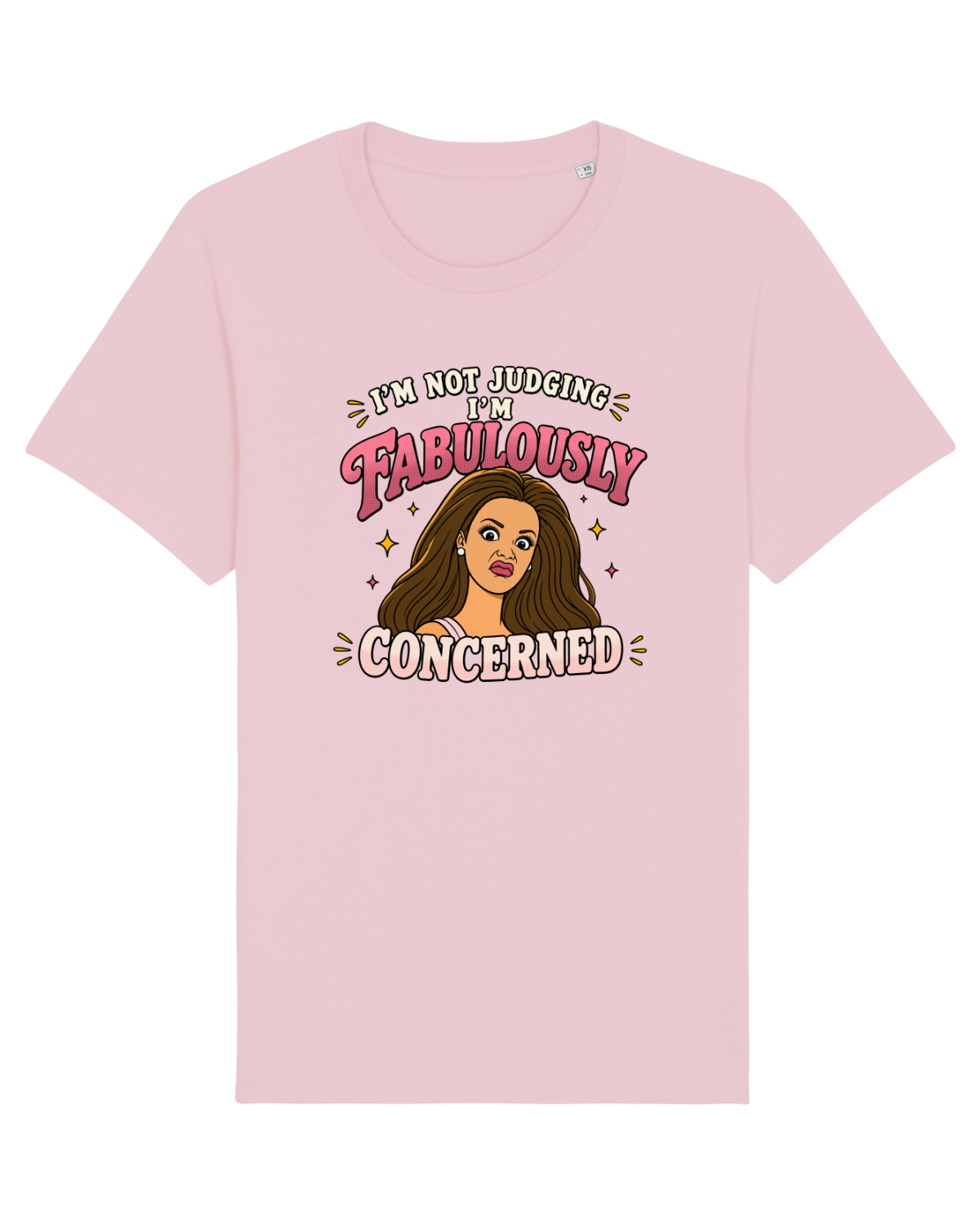 Tricou mânecă scurtă Unisex Rocker Cotton Pink