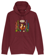 What Does the Fox Say? Hanorac cu fermoar Unisex Connector