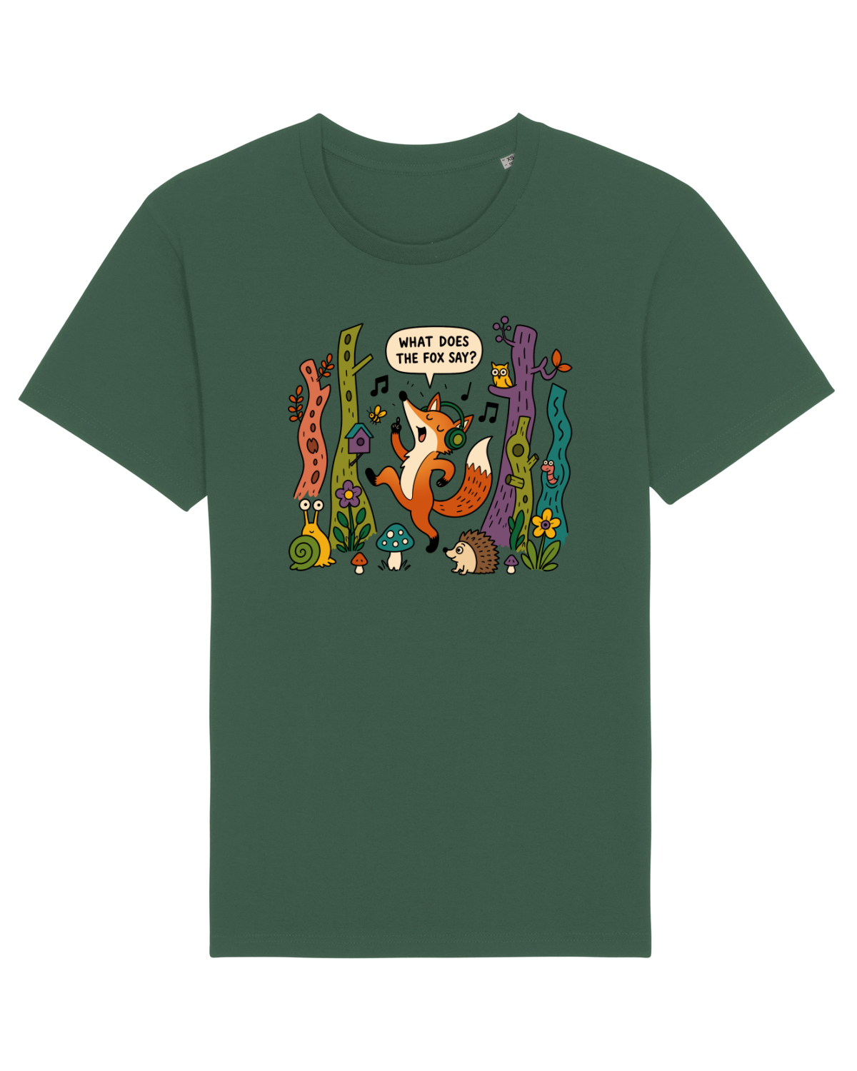 Tricou mânecă scurtă Unisex Rocker Bottle Green
