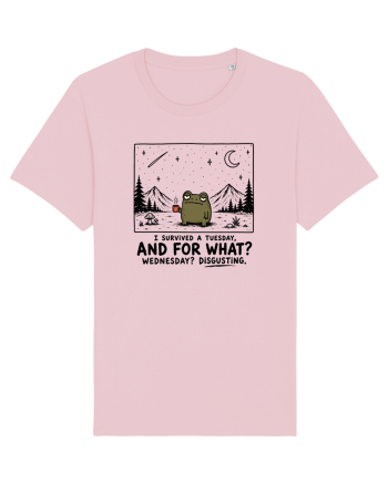 I Survived a Tuesday Cotton Pink