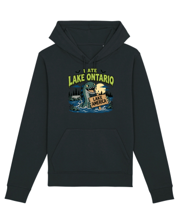 I Ate Lake Ontario Halloween Lake Monsters Funny Black