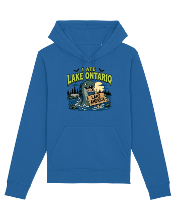 I Ate Lake Ontario Halloween Lake Monsters Funny Royal Blue