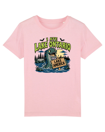 I Ate Lake Ontario Halloween Lake Monsters Funny Cotton Pink