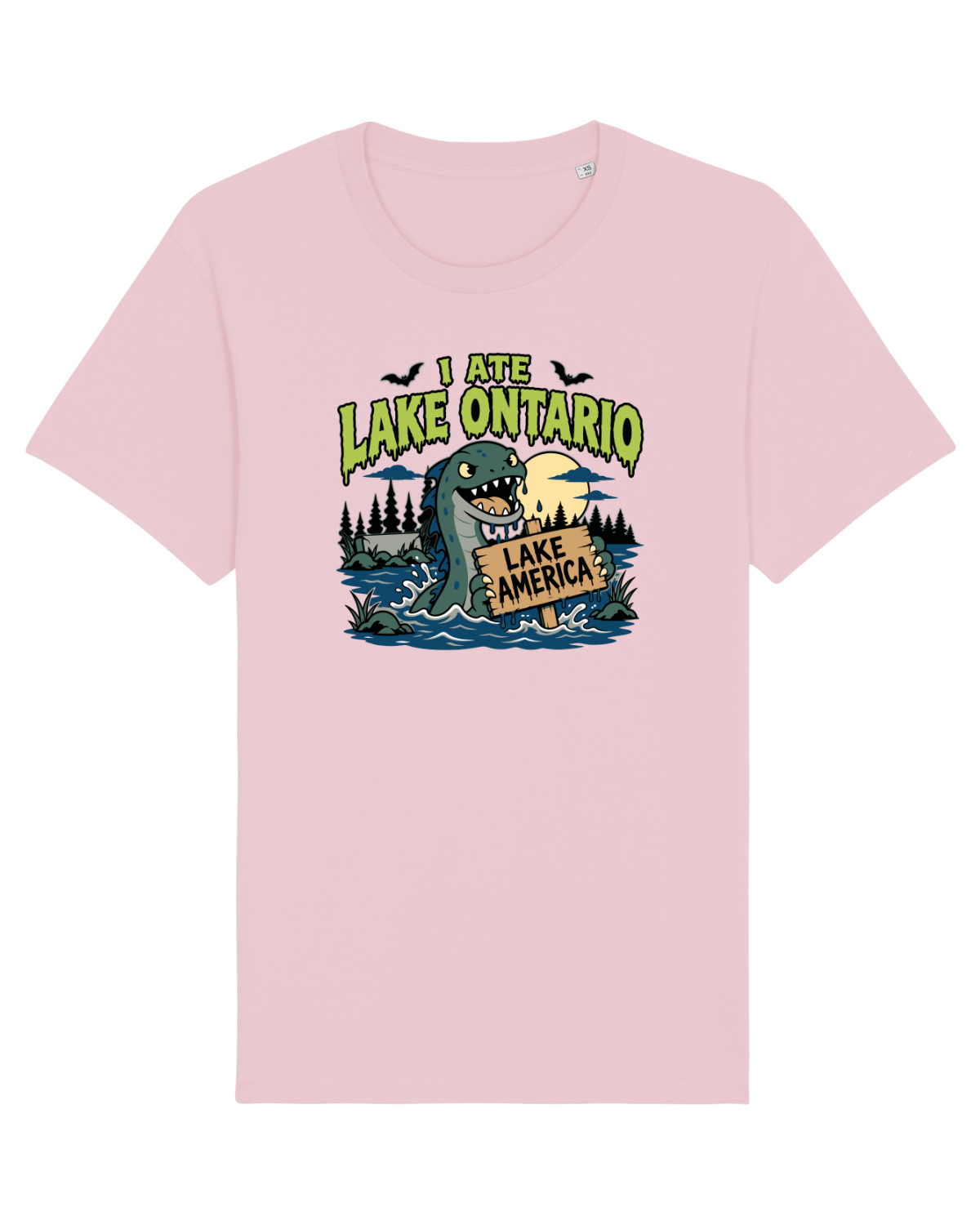 Tricou mânecă scurtă Unisex Rocker Cotton Pink