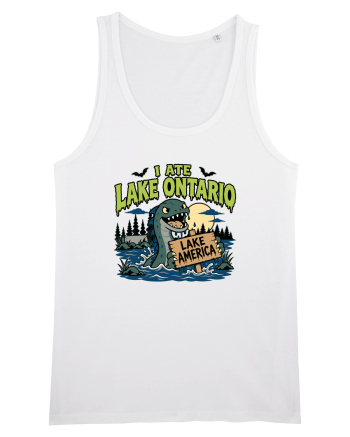 I Ate Lake Ontario Halloween Lake Monsters Funny White