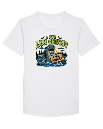 I Ate Lake Ontario Halloween Lake Monsters Funny White