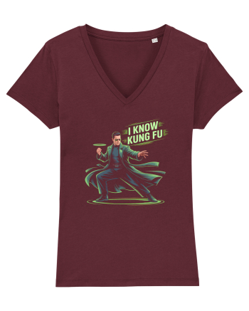 I KNOW KUNG FU - STIU KUNG FU NEO - MATRIX Burgundy