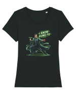 I KNOW KUNG FU - STIU KUNG FU NEO - MATRIX Tricou mânecă scurtă guler larg fitted Damă Expresser
