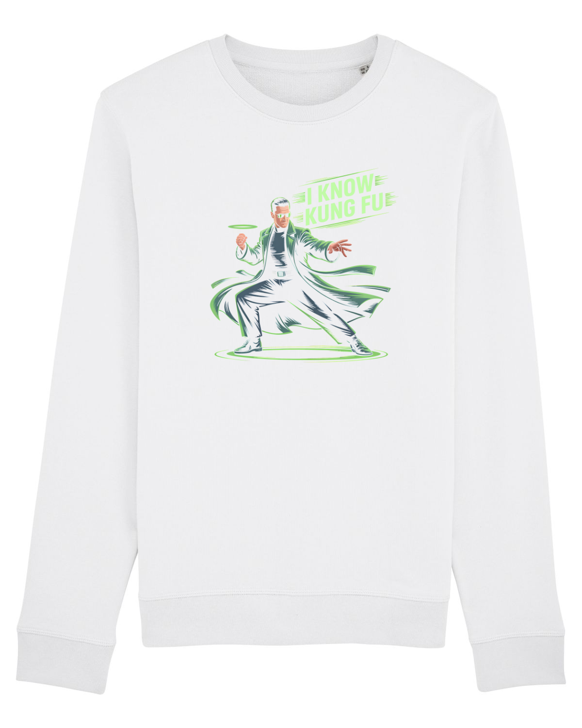 Bluză mânecă lungă Unisex Rise White