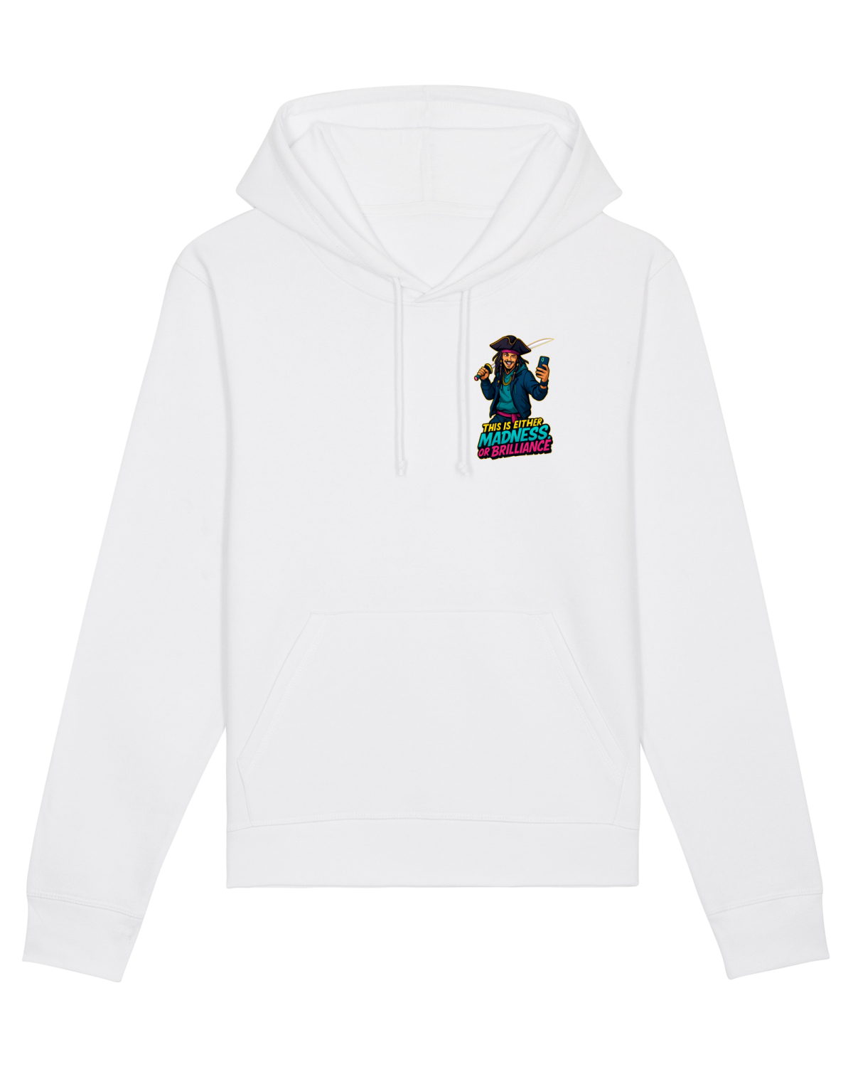 Hanorac Unisex Drummer White