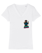 THIS IS MADNESS OR BRILLIANCE - Jack - Pirates - lateral Tricou mânecă scurtă guler V Damă Evoker