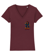 SAVVY - Jack - Pirates - lateral  Tricou mânecă scurtă guler V Damă Evoker