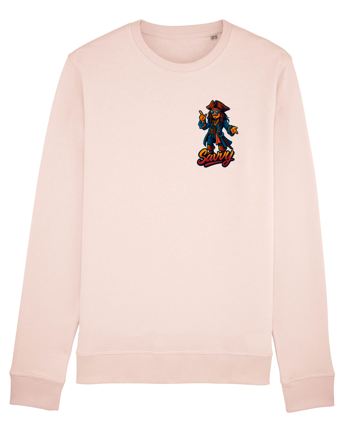 Bluză mânecă lungă Unisex Rise Candy Pink