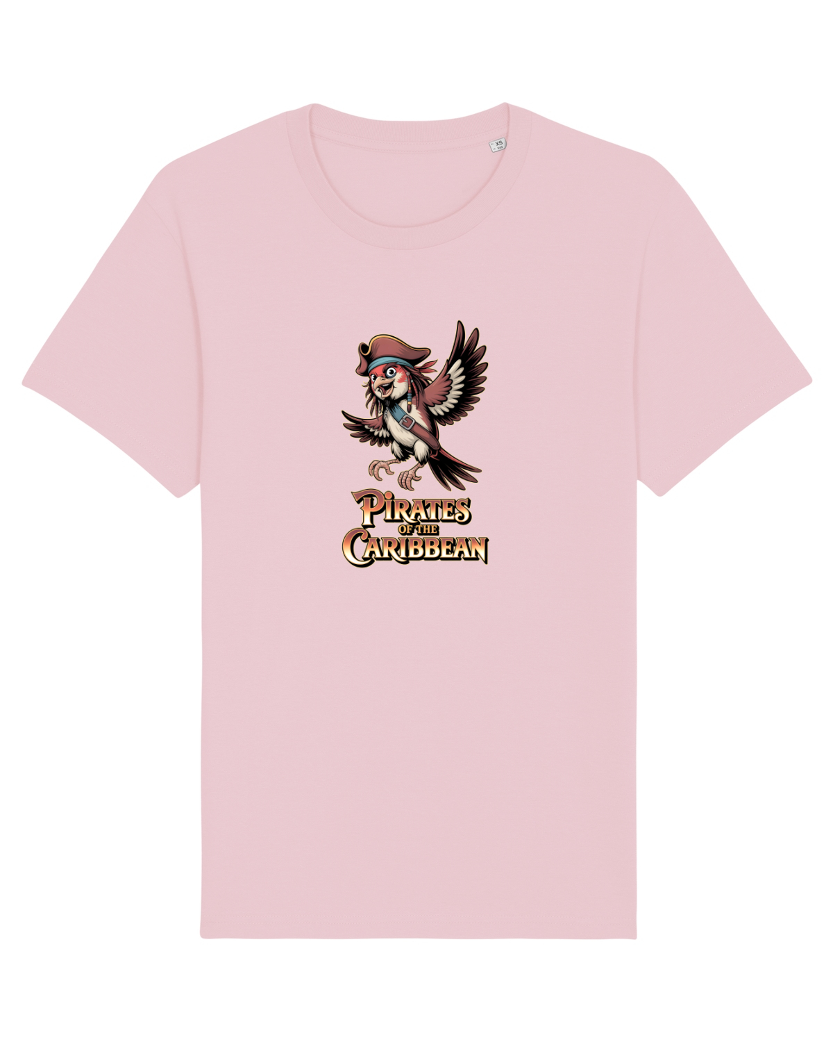 Tricou mânecă scurtă Unisex Rocker Cotton Pink