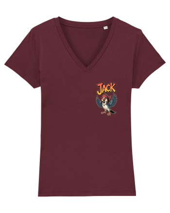 VRABIE - SPARROW Jack - Pirates 2 lateral Burgundy