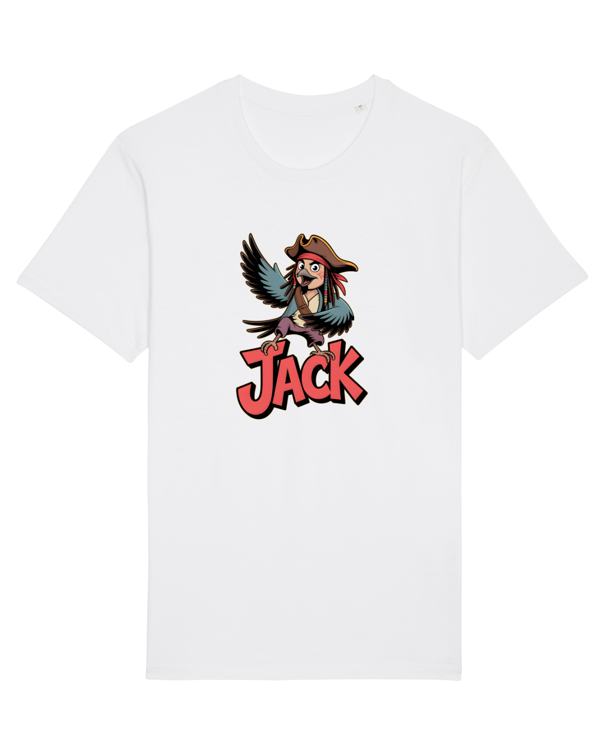 Tricou mânecă scurtă Unisex Rocker White