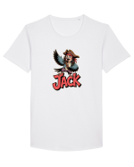 VRABIE - SPARROW Jack - Pirates 3 Tricou mânecă scurtă guler larg Bărbat Skater