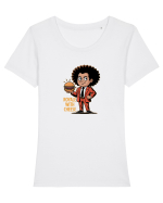 ROYALE WITH CHEESE - CHEESEBURGER - Jules W. Tricou mânecă scurtă guler larg fitted Damă Expresser