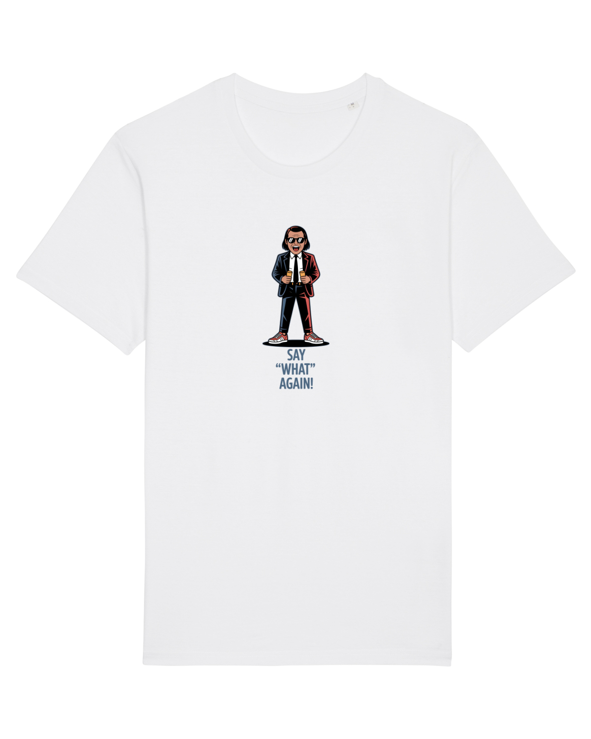 Tricou mânecă scurtă Unisex Rocker White