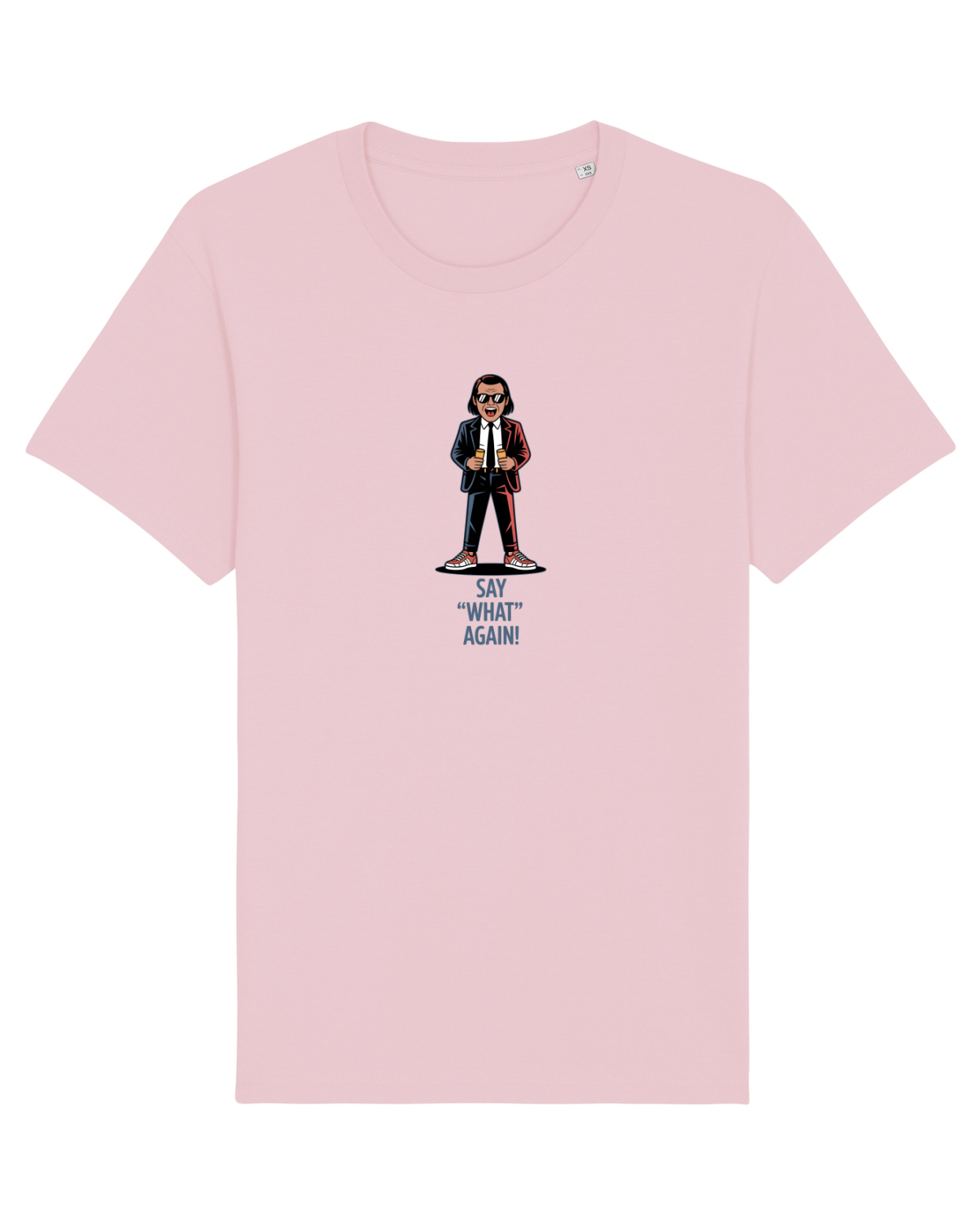 Tricou mânecă scurtă Unisex Rocker Cotton Pink