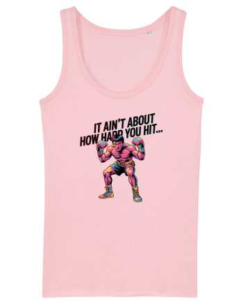 NOT ABOUT  HITTING HARD - NU E DESPRE CAT DE TARE DAI CU PUMNUL Rocky Cotton Pink