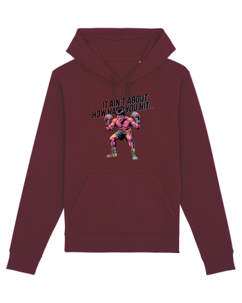NOT ABOUT  HITTING HARD - NU E DESPRE CAT DE TARE DAI CU PUMNUL Rocky Burgundy