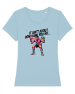 NOT ABOUT  HITTING HARD - NU E DESPRE CAT DE TARE DAI CU PUMNUL Rocky Tricou mânecă scurtă guler larg fitted Damă Expresser