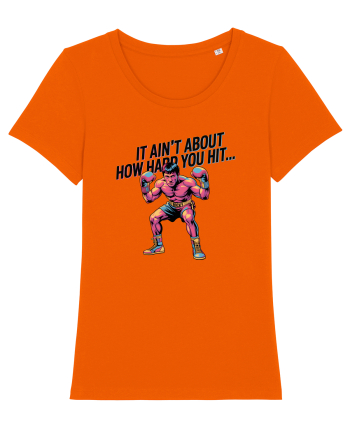 NOT ABOUT  HITTING HARD - NU E DESPRE CAT DE TARE DAI CU PUMNUL Rocky Bright Orange