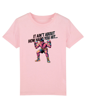 NOT ABOUT  HITTING HARD - NU E DESPRE CAT DE TARE DAI CU PUMNUL Rocky Cotton Pink
