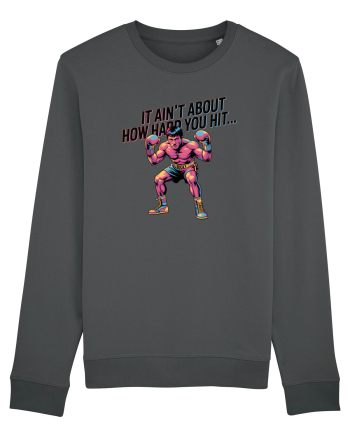 NOT ABOUT  HITTING HARD - NU E DESPRE CAT DE TARE DAI CU PUMNUL Rocky Anthracite