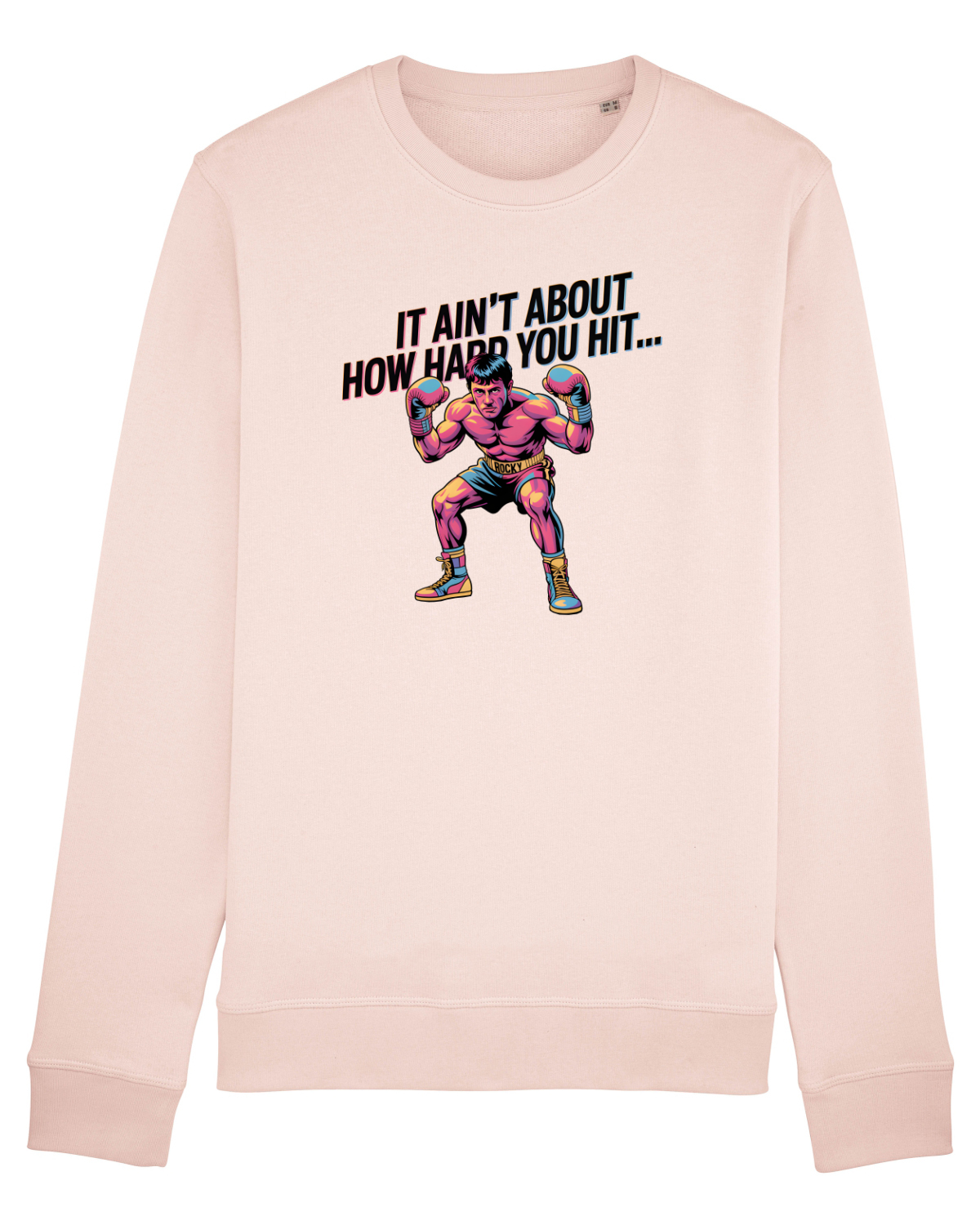 Bluză mânecă lungă Unisex Rise Candy Pink