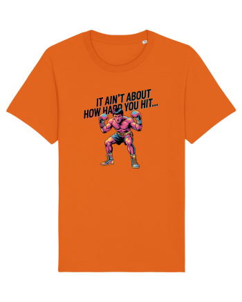 NOT ABOUT  HITTING HARD - NU E DESPRE CAT DE TARE DAI CU PUMNUL Rocky Bright Orange