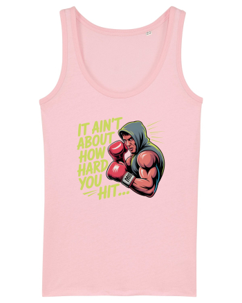 NOT ABOUT  HITTING HARD - NU E DESPRE CAT DE TARE DAI CU PUMNUL Rocky 2 Cotton Pink