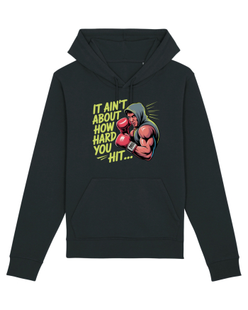 NOT ABOUT  HITTING HARD - NU E DESPRE CAT DE TARE DAI CU PUMNUL Rocky 2 Black