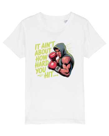 NOT ABOUT  HITTING HARD - NU E DESPRE CAT DE TARE DAI CU PUMNUL Rocky 2 White