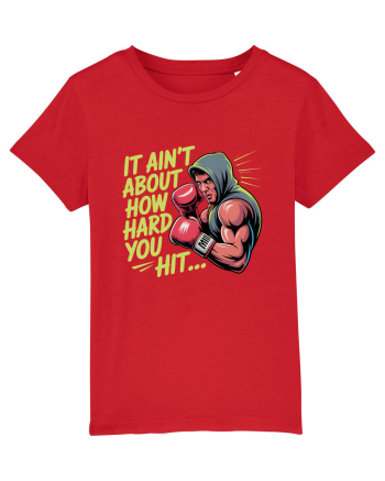 NOT ABOUT  HITTING HARD - NU E DESPRE CAT DE TARE DAI CU PUMNUL Rocky 2 Red