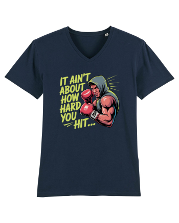 NOT ABOUT  HITTING HARD - NU E DESPRE CAT DE TARE DAI CU PUMNUL Rocky 2 French Navy