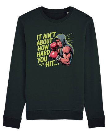 NOT ABOUT  HITTING HARD - NU E DESPRE CAT DE TARE DAI CU PUMNUL Rocky 2 Black