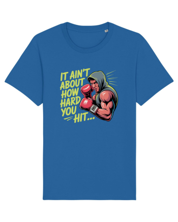 NOT ABOUT  HITTING HARD - NU E DESPRE CAT DE TARE DAI CU PUMNUL Rocky 2 Royal Blue