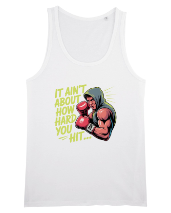 NOT ABOUT  HITTING HARD - NU E DESPRE CAT DE TARE DAI CU PUMNUL Rocky 2 White