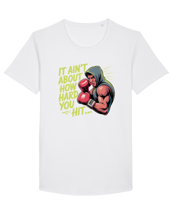 NOT ABOUT  HITTING HARD - NU E DESPRE CAT DE TARE DAI CU PUMNUL Rocky 2 White