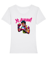 YO, ADRIAN Rocky  Tricou mânecă scurtă guler larg fitted Damă Expresser