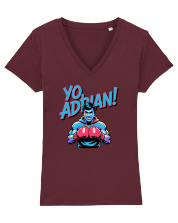 YO, ADRIAN Rocky 2 Burgundy