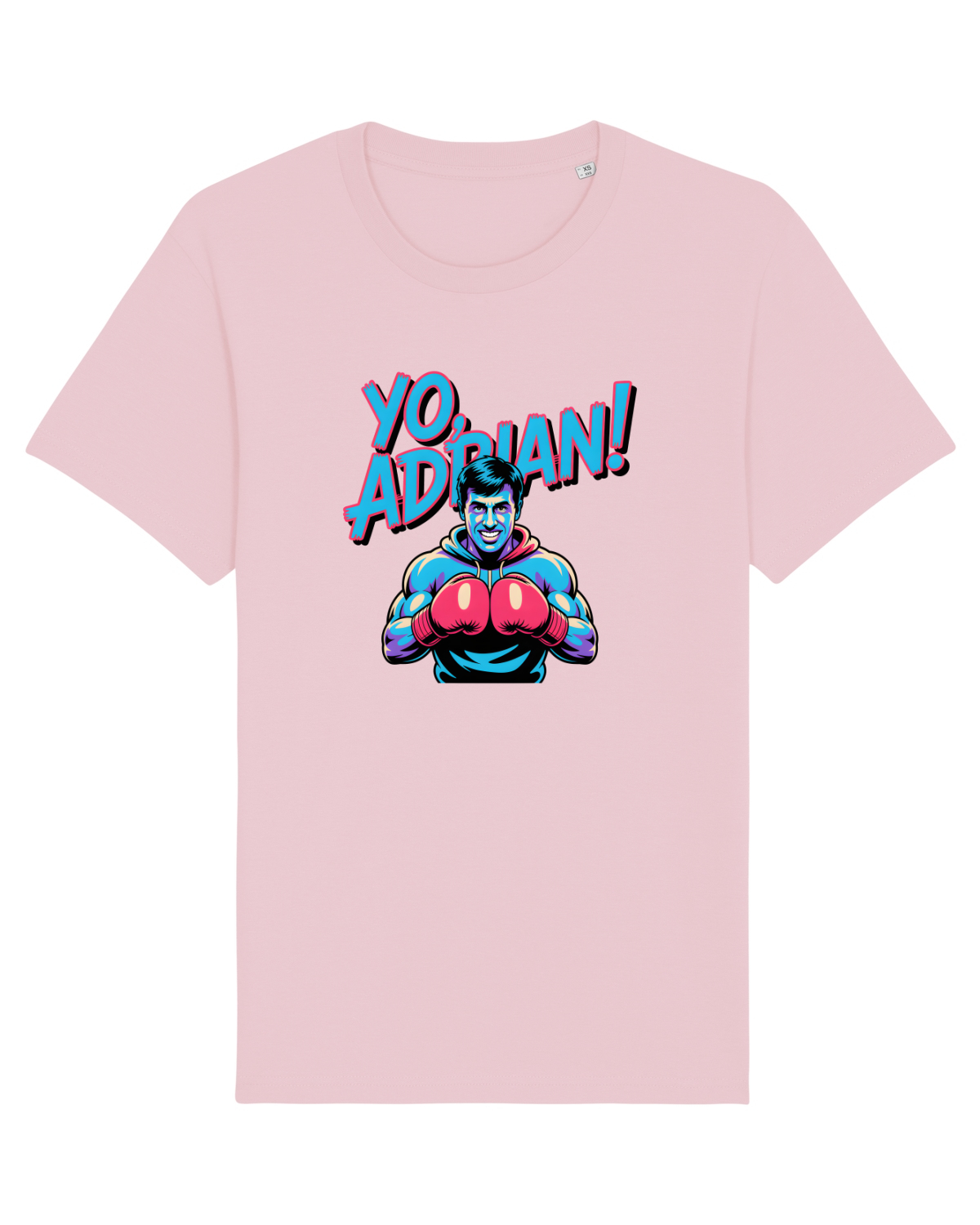 Tricou mânecă scurtă Unisex Rocker Cotton Pink