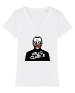 HANNIBAL - HELLO, CLARICE Tricou mânecă scurtă guler V Damă Evoker